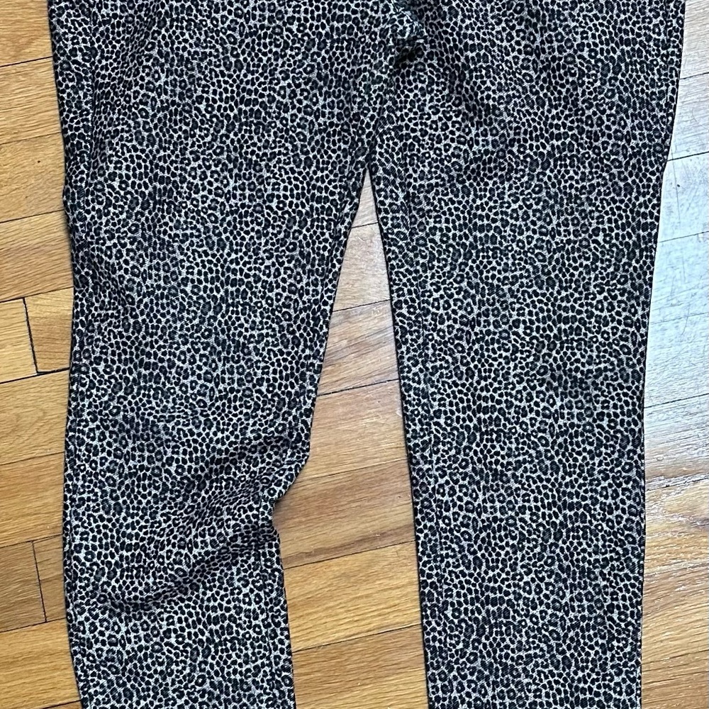 MICHAEL Michael Kors Animal Print Leggings - Black and Brown
